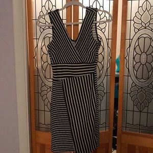 Black and whites striped dress